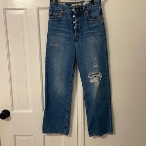 Levi Ribcage Straight Jeans